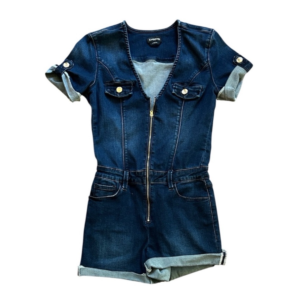 Bebe Denim Romper